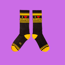 Load image into Gallery viewer, I Love Burpees Gym Socks