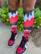 Load image into Gallery viewer, Tie Dye Drip Compression Socks