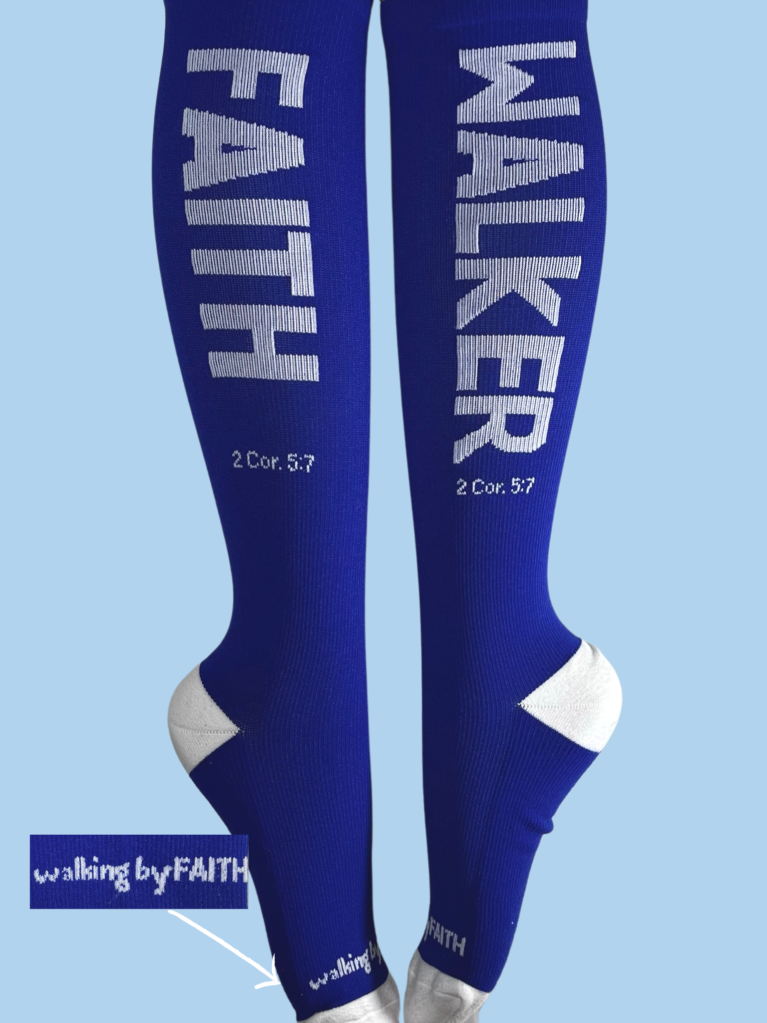 Walk by Faith Socks - Faith and Inspirational Socks for Women