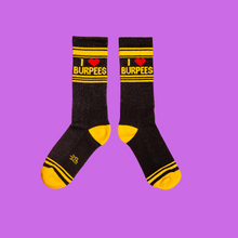 Load image into Gallery viewer, I Love Burpees Gym Socks
