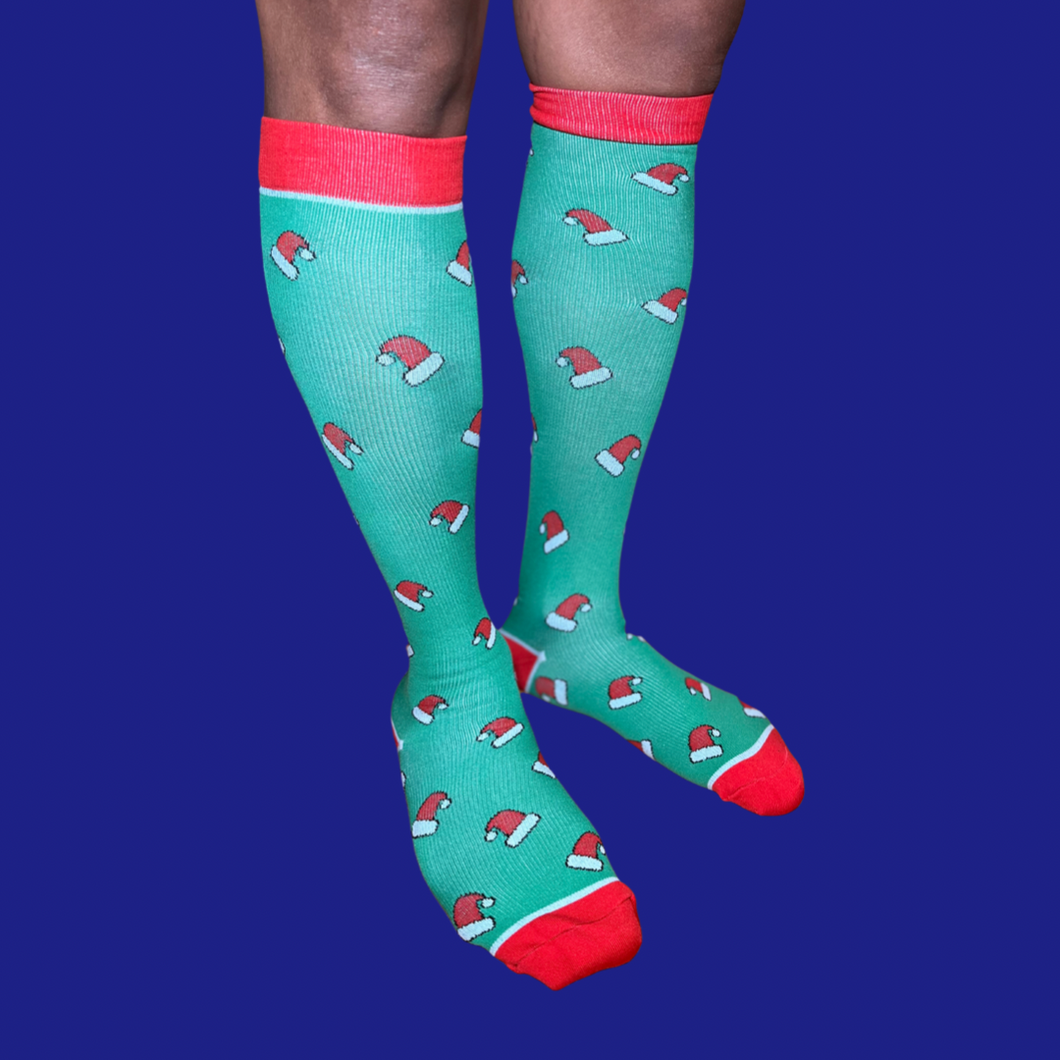 Sale- Jolly Holiday Christmas Compression Socks