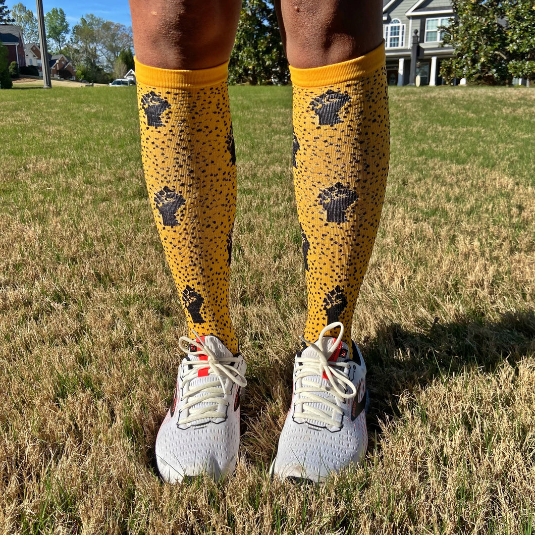 EXCLUSIVE- Black and Proud Compression Socks