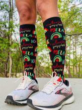 Load image into Gallery viewer, EXCLUSIVE- Melanin Poppin Compression Socks
