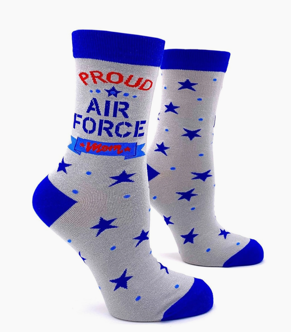 Proud Air Force Mom Women's Crew Socks