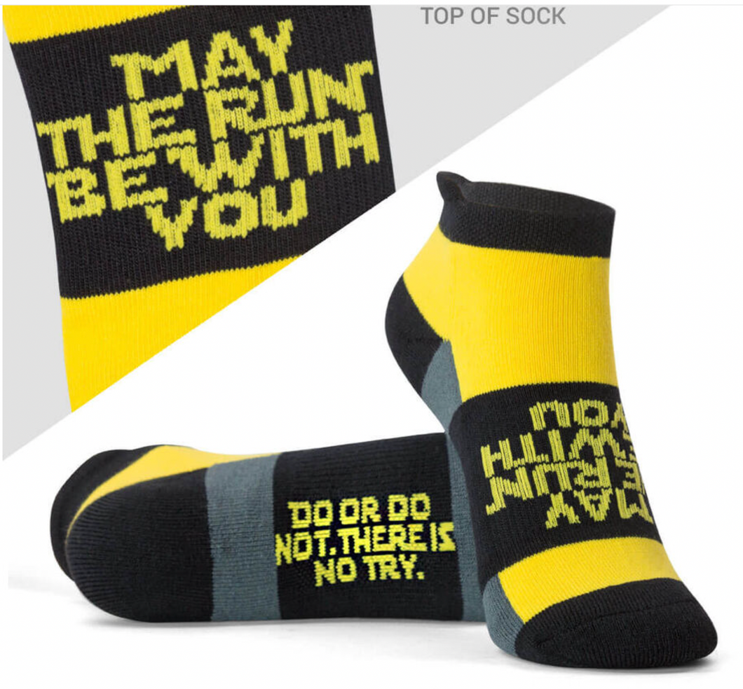 May The Run Be With You Ankle Socks