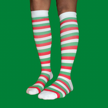 Load image into Gallery viewer, Jolly Holiday Christmas Compression Socks
